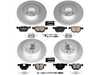 Power Stop Powerstop Z23 Evolution Coated Brake Kit - Front and Rear - 11-19 BMW X5 & X6 CRK7500 View 1