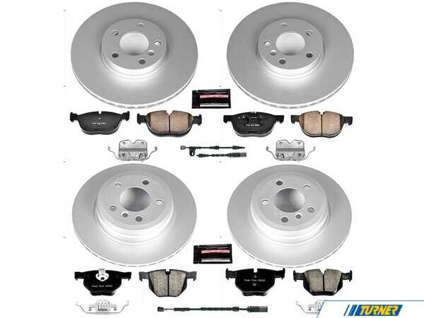 Power Stop Powerstop Z23 Evolution Coated Brake Kit - Front and Rear - 11-19 BMW X5 & X6 CRK7500