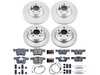 Power Stop Powerstop Z23 Evolution Coated Brake Kit - Front & Rear - 13-18 BMW 3 & 4 series CRK7548 View 1