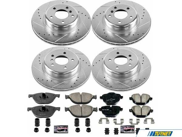 Power Stop Powerstop Z23 Evolution Brake Kit - Front and Rear - 2012-2013 BMW 528i K7236