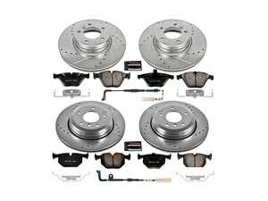 Powerstop Z23 Evolution Sport Brake Kit - Front & Rear - 04-09 BMW 525i/528i/530i
