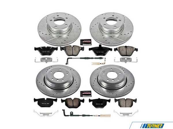 Power Stop Powerstop Z23 Evolution Sport Brake Kit - Front & Rear - 04-09 BMW 525i/528i/530i K5360