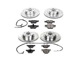 Powerstop Z23 Evolution Sport Brake Upgrade Kit - Front and Rear - BMW E9X 330i