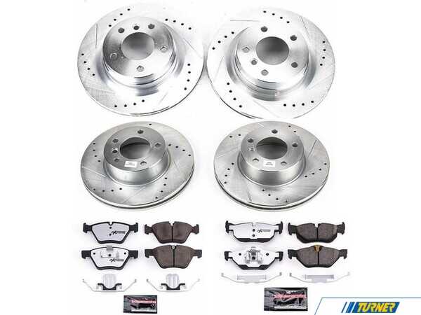 Power Stop Z26 Street Brake Kit - Front and Rear BMW 328i 2007 K4106-26