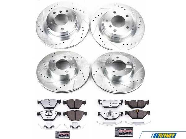 Power Stop Z26 Street Brake Kit - Front and Rear BMW 328i 2010-2008 K4107-26