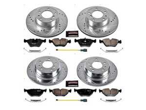 Powerstop Z23 Evolution Brake Kit - Front and Rear - 1989 BMW 525i & 535i
