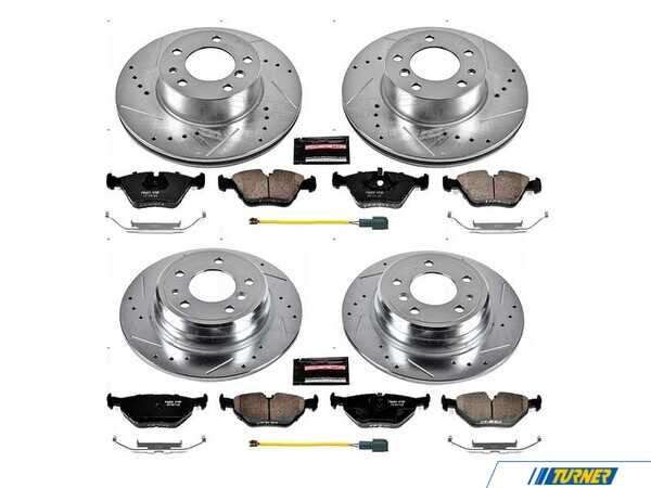 Power Stop Powerstop Z23 Evolution Brake Kit - Front and Rear - 1989 BMW 525i & 535i K7335