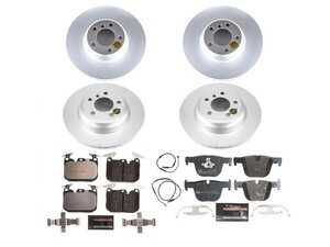 Power Stop Euro-Stop Premium Front & Rear Brake Kit (340mm/330mm)