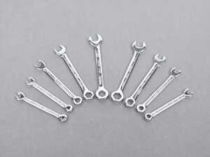 9 Piece Standard Combination Wrenches 1/8"- 3/8"                                                                                                                                                                                 