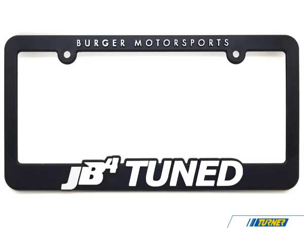 Burger Motorsports BMS Official 3D JB4 License Plate Frame BMSJB4LPF