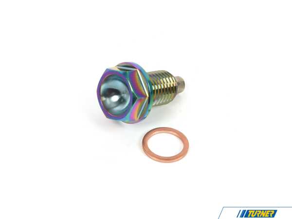 Vargas Turbo Technologies Vargas Burnt Titanium Magnetic Oil Drain Plug - M12 X 1.5 VTT-TI-DRAIN