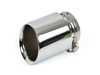Rennline Rennline Universal 3.5" Exhaust Tip Silver- Priced Each  EX18.SILVER View 4