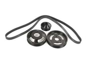 VAC Motorsports S54 Underdrive Power Pulley Set - 3 Pulley Race Set - BMW E46 M3