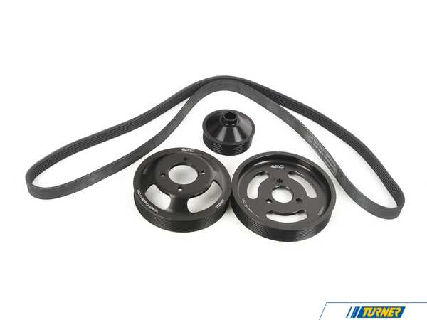 VAC Motorsports VAC Motorsports S54 Underdrive Power Pulley Set - 3 Pulley Race Set - BMW E46 M3 VACUPPSS543ULG