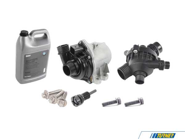 Packaged by Turner Cooling System overhaul Kit - E82/88 135i E9X 335i/xi/ix N54 Automatic trans 11510392553RKT3