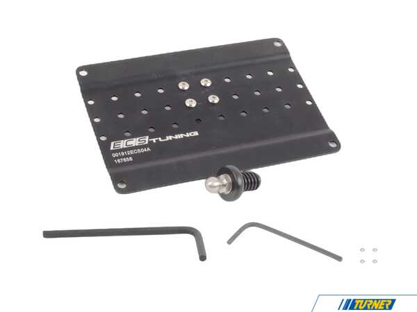 ECS License Plate Adapter For E53 Light Mount Bar e53flm-lpaKT