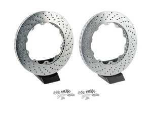 380x34 Brembo Brake Kit Cross-Drilled Rotors (Pair - Left and Right)