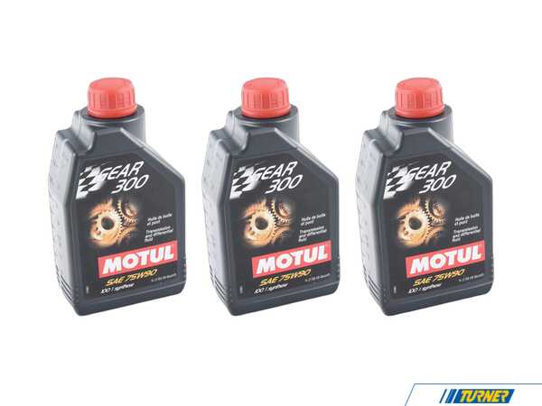 Motul Gear 300 Manual Transmission / Differential Fluid 75w90 - 3 Liter 317811T3KT