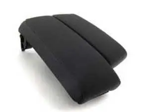 Genuine BMW Split Center Armrest - Black Sensatec Leatherette