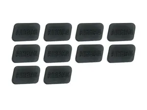 Black Airbag Trim Cover - Right - Pack Of 10