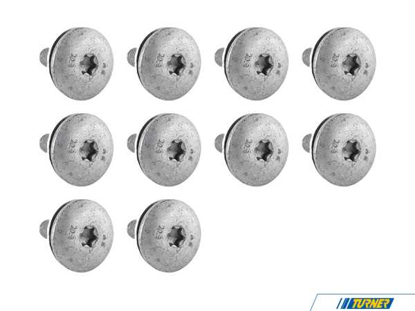 Genuine BMW Torx Bolt With Washer - Pack Of 10 41357003224KT