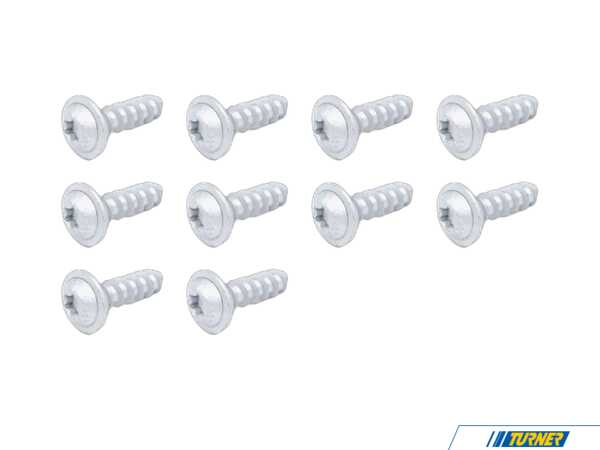 Genuine BMW Plastic Torx Bolt - Pack Of 10 07149113701KT