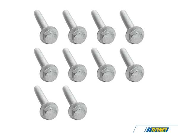 Genuine BMW Collar Screw - Pack Of 10 31303450534KT