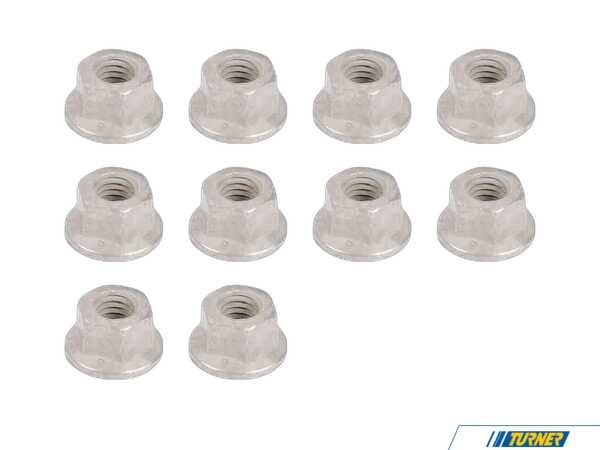 Genuine BMW Nut - Pack Of 10 07146973709KT