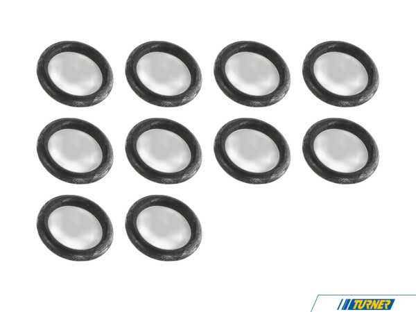 Genuine BMW Dipstick Tube O-Ring - Pack Of 10 11431287541KT