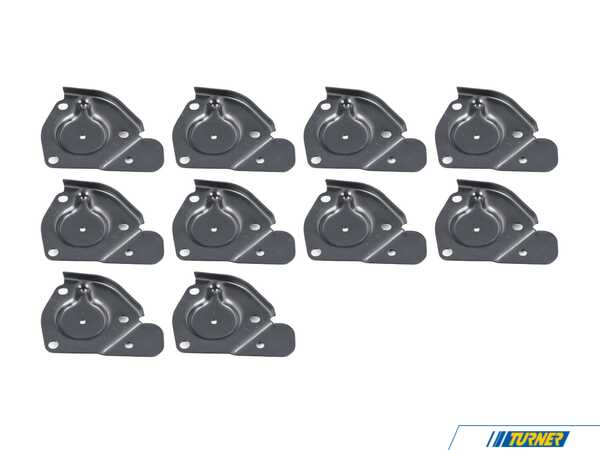 Genuine BMW Cover Plate - Pack Of 10 12611729696KT