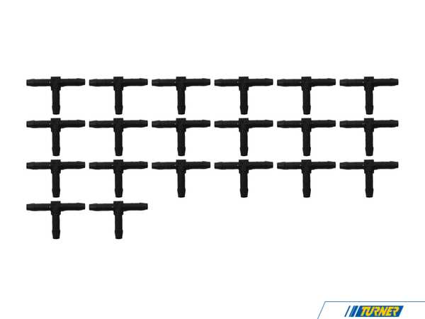 Genuine BMW T Connector - Pack Of 20 11721439973KT