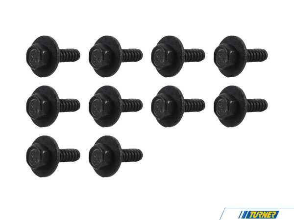 Genuine BMW Hex Head Screw - Pack Of 10 17111712142KT