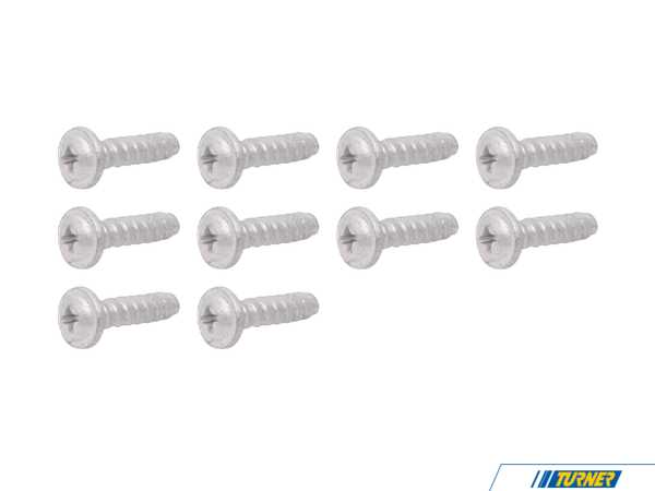 Genuine BMW Plastic Screw - Pack Of 10 07129904960KT