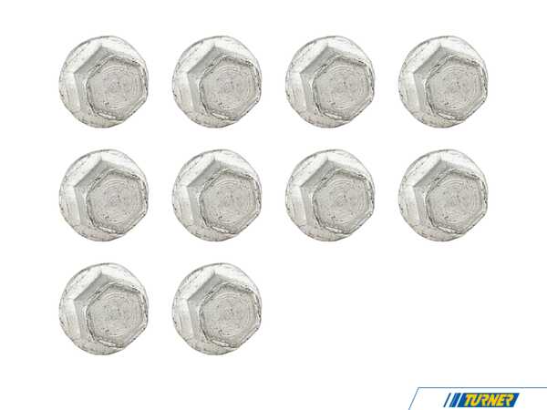 Genuine BMW Hex Screw - Pack Of 10 07119904125KT