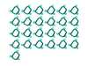 Genuine BMW Thermosat Gasket - Pack Of 25 11531731833KT View 1