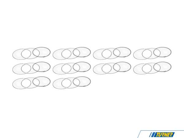 Genuine BMW Ring Kit - Pack Of 10 11251727462KT