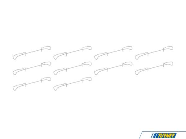 Genuine MINI Retainer Clip - Front - Pack Of 10 34111512715KT