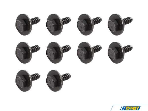 Genuine BMW Sheet Metal Screw - Pack Of 10 07119900794KT