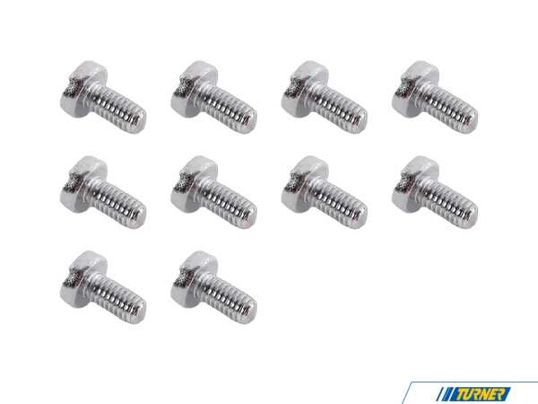 Genuine BMW Fillister Head Screw - Pack Of 10 07119906407KT