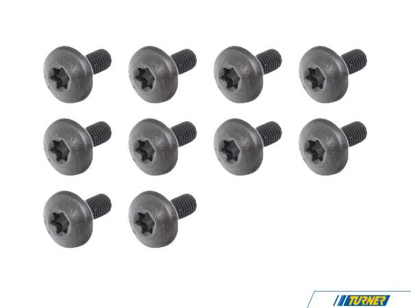 Genuine BMW Torx Screw - Pack Of 10 11417520144KT