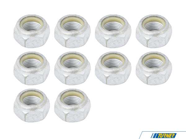 Genuine BMW Hex Nut - Pack Of 10 31106779396KT