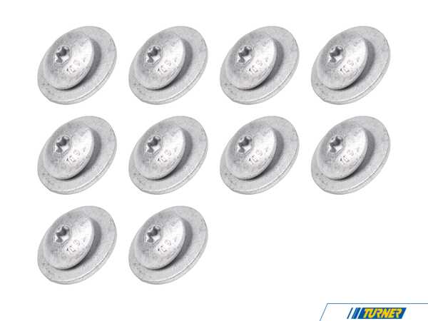 Genuine BMW Upper Hood Lock Bolt - Pack Of 10 51237203737KT