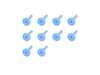 Genuine BMW Pin - Pack Of 10 07147907033KT View 1