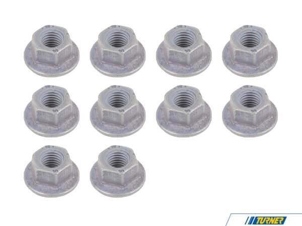 Genuine BMW Hex Nut - Pack Of 10 11127838136KT