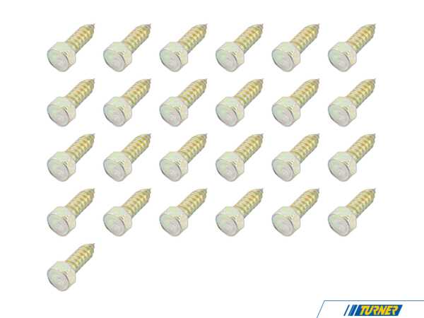Genuine BMW Hex Screw - Pack Of 25 07119916830KT