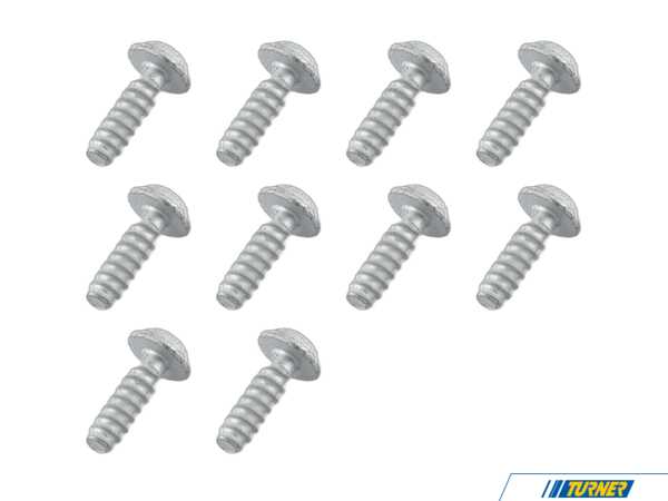 Genuine BMW Screw - Pack Of 10  13717555679KT
