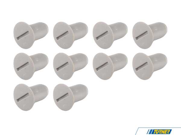 Genuine BMW Push Button - Pack Of Ten  52101968334KT