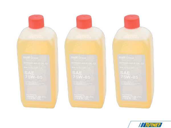 Genuine BMW Hypoid Axle Oil G1 .5 Liter - Pack Of 3  83222295532KT