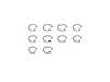 Genuine BMW Snap Ring - Pack Of 10  07119934619KT View 1