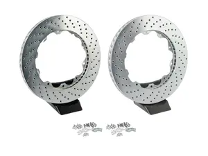380x34 Brembo Brake Kit Cross-Drilled Rotors (Pair - Left and Right)